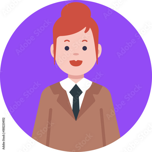 An employee figure highlighted among others, showing recognition, promotion, or professional achievement.