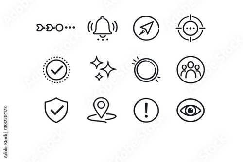 Inclusive generation ring vector role sparkle accessibility feedback indicator image mark simple