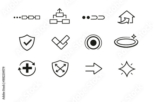 Vector halo navigation action node ancestor icon icons root shield modern resolved