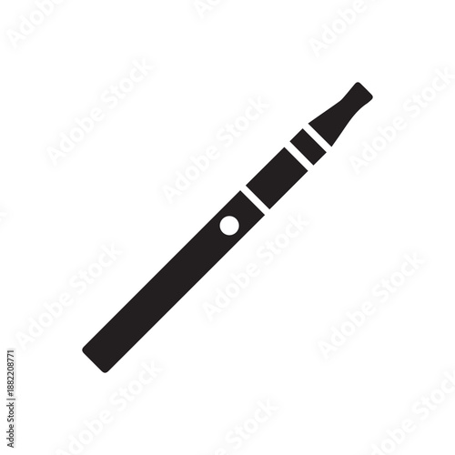 Vape pen or e-cigarette/ecigarette flat vector icon for apps and websites
