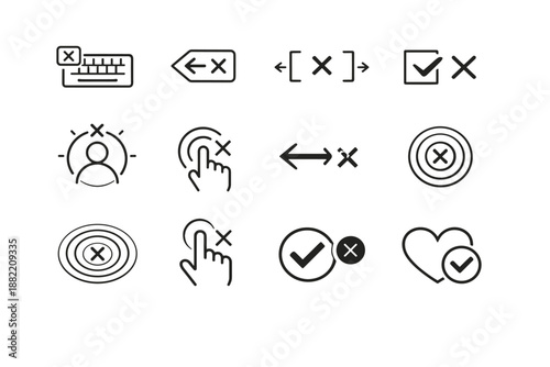 Clear hint cue guidance ripple vector inclusive simple image icon hover generation