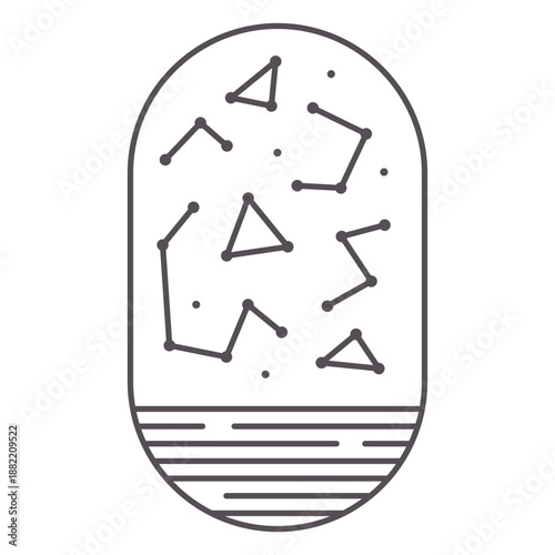 Star constellations stroke