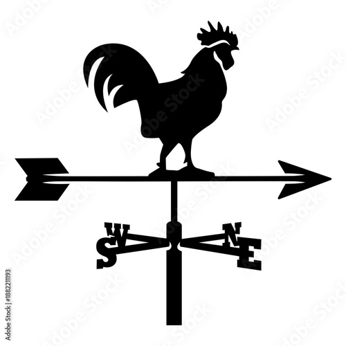 Rooster vane cut out