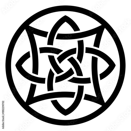 Viking celtic knot symbol