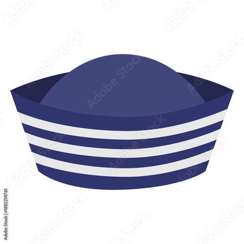 Bild auf Leinwand Sailor hat semi flat