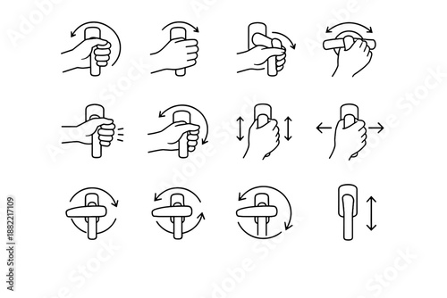 Icon image simple neutral vector calm logic hand grip generation wrist focus