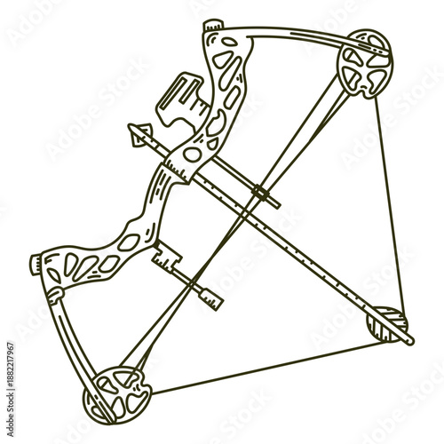 Crossbow arrow weapon stroke