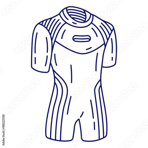 Short sleve diving suit