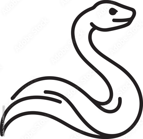 A minimalistic graphic indicating the availability and nature of a vector file format