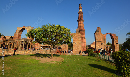  Qutub Minar Complex of Delhi’s tower of victory. This 73m 12th-century minaret is Delhi’s Eiffel Tower or Big Ben  the single most important symbol of the city. Delhi India