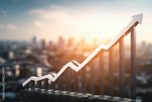 Financial Growth Arrow Up