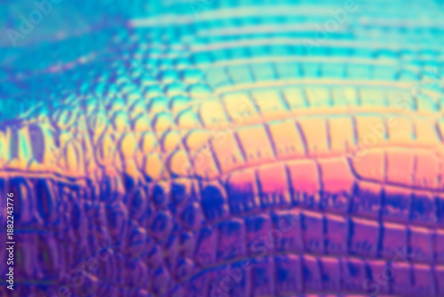 Vivid, dreamy abstract blurred background featuring a rainbow gradient and co...