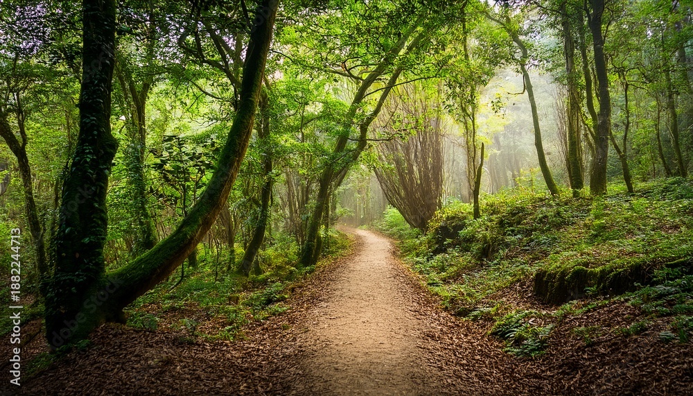 Obraz premium Camino Por El Bosque