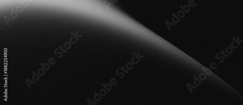 Abstract Black and White Gradient with Grain Texture and Diagonal Light