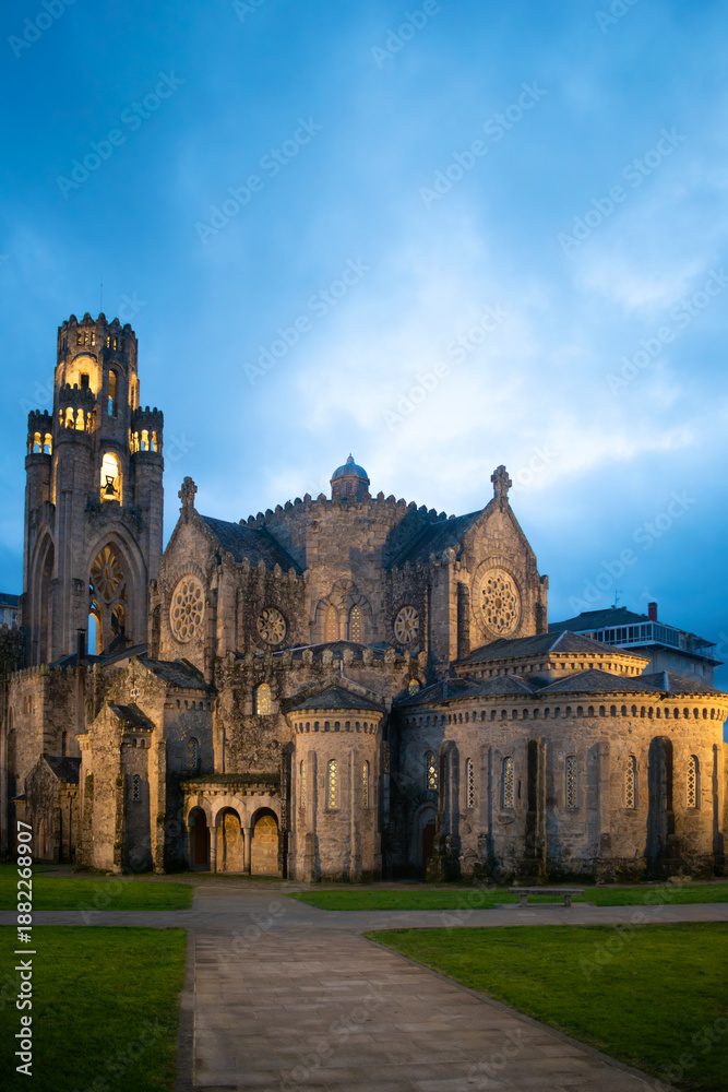 Fototapeta premium Vera cruz Church Landmark in O Carballiño, Ourense, Spain