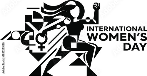 Abstract feminine background with fluid organic shapes and curves