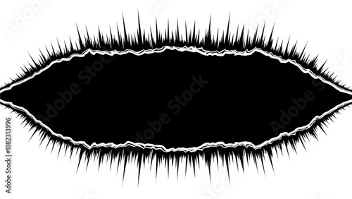 Eyelashes with dramatic mascara