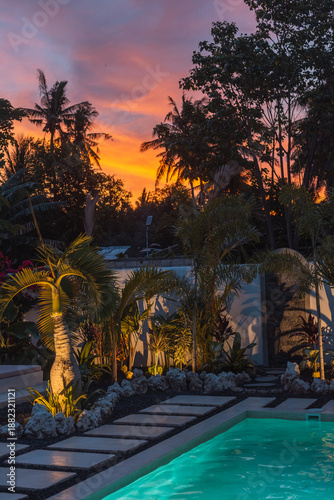 Sunset pool