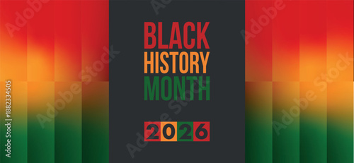 Black History Month. African American History. Celebrated annual. February and October. Poster, card, banner, background. Vector illustration