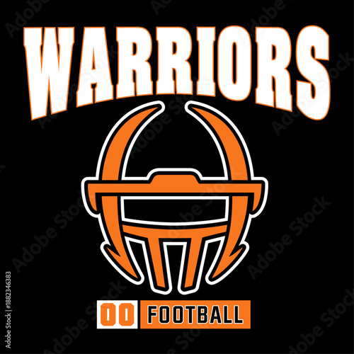 Warriors Football Logo 5
