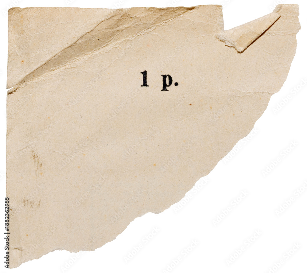 custom made wallpaper toronto digitalTear crumpled corner of page from old vintage book, faded paper scrap for scrapbooking design