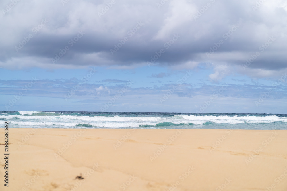Fototapeta premium beach and clouds