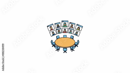 Drum with colorful decorative elements around.