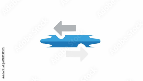 Blue car moving fast sideways.