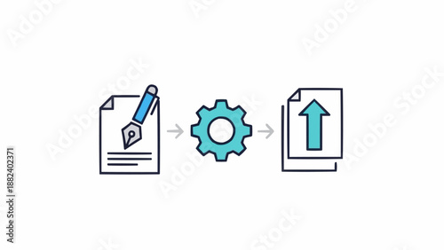 Document upload process with gear.