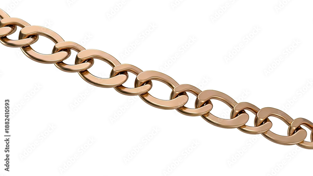 Obraz premium Golden Chain Links