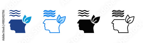 Calmness Consistent and versatile vector icons illustrating essential concepts in various styles