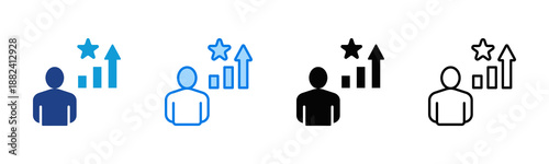 Confidence Consistent and versatile vector icons illustrating essential concepts in various styles