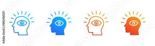 Awareness Consistent and versatile vector icons illustrating essential concepts in various styles