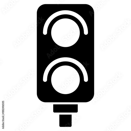 train traffic light vector