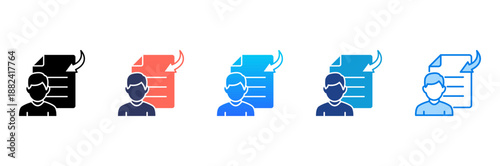 Contact Import Consistent and versatile vector icons illustrating essential concepts in various styles