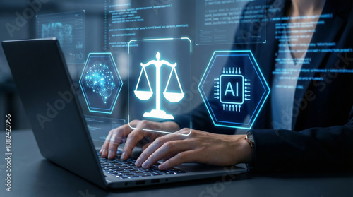 Ai transforming society legal technology laptop