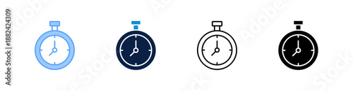 Time Multiple Style Icon Set Collection 