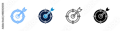 Free Download Target Multiple Style Icon Set Collection  - GFXLoad