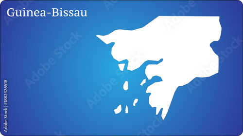 Guinea Bissau Map World Map Illustration