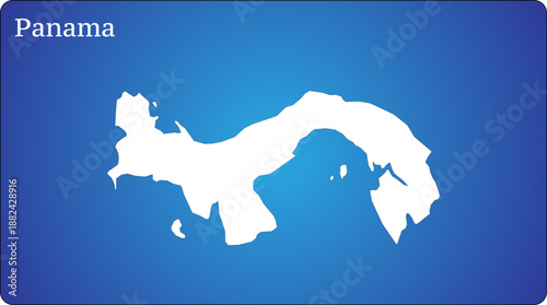 Panama Map World Map Illustration