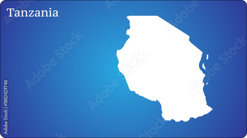 Tanzania Map World Map Illustration