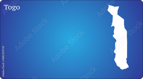 Togo Map World Map Illustration