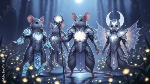 A Rat and a Mouse, Side by Side