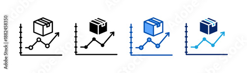 demand icon set multiple style collection