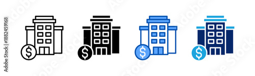 venture icon set multiple style collection