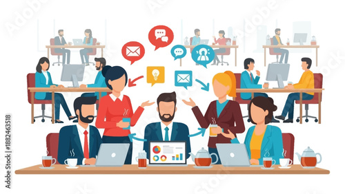 Diverse Group of Professionals Working Together.