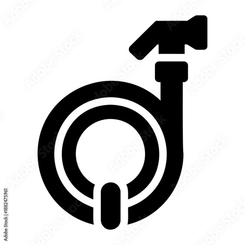 Water hose Solid icon