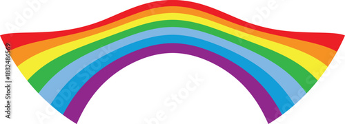 a colorful rainbow graphic with multiple hues