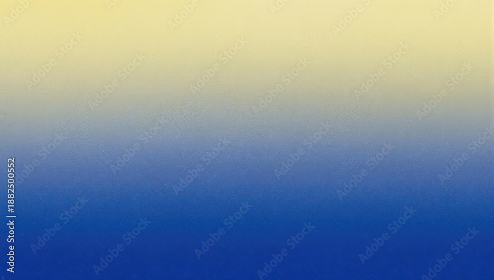 Obraz premium Soft, horizontal gradient from pale yellow to deep blue