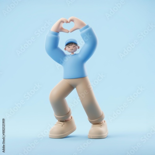 3D 사랑과 교감의 캐릭터 컨셉
